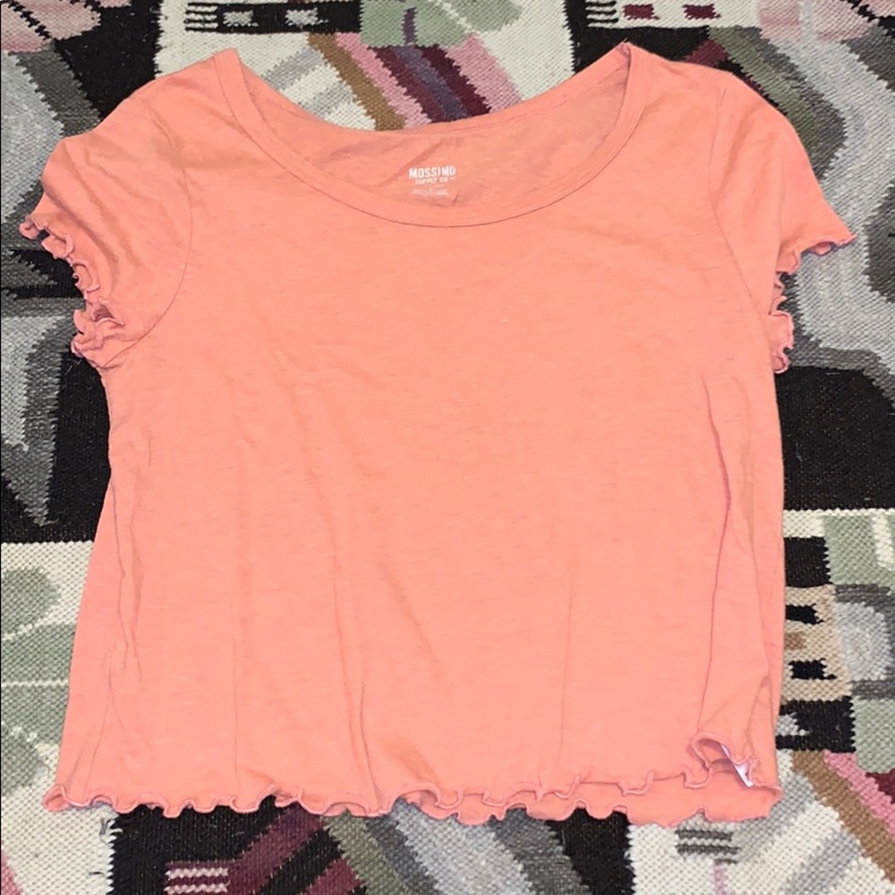 Mossimo Supply Co. coral crop top